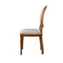Hanah Home Silla de Madera de Haya Albero42 en Nogal y Beige